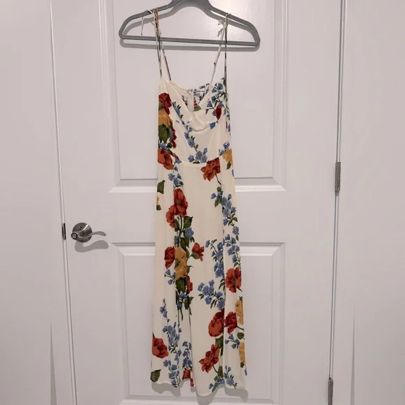 Reformation Juliette Floral Spaghetti Strap Maxi Dress in Formosa - Picture 2 of 8